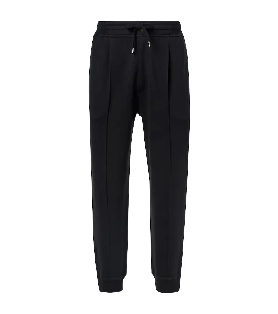 Brunello Cucinelli Cotton-blend sweatpants