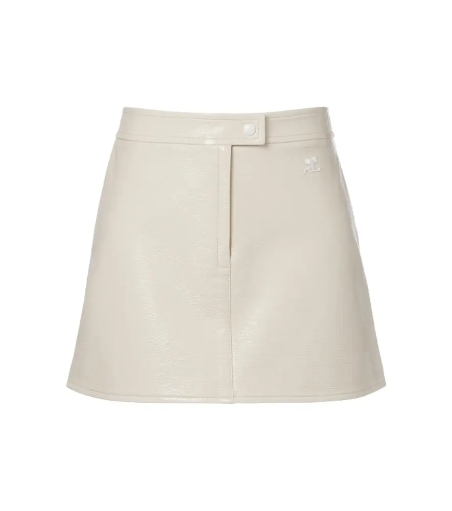 Courreges Courrèges Reedition faux leather miniskirt