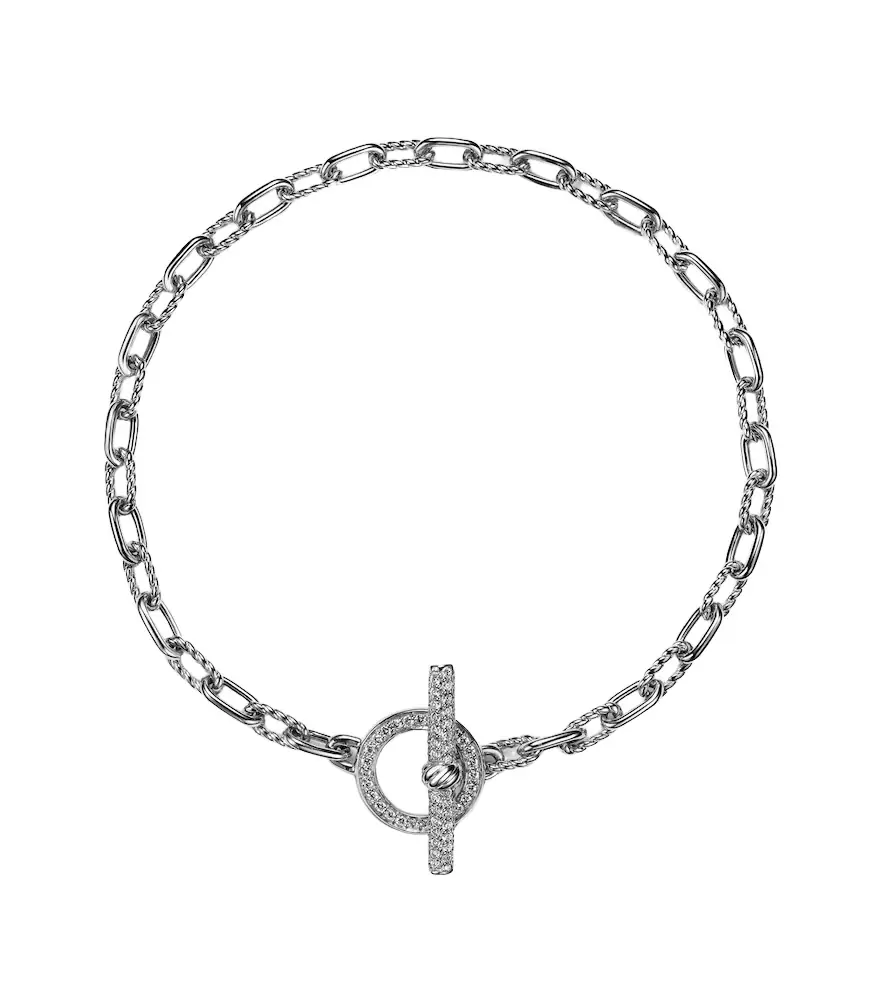 David Yurman DY Madison sterling silver bracelet with diamonds - Women's Jewelry And Watches