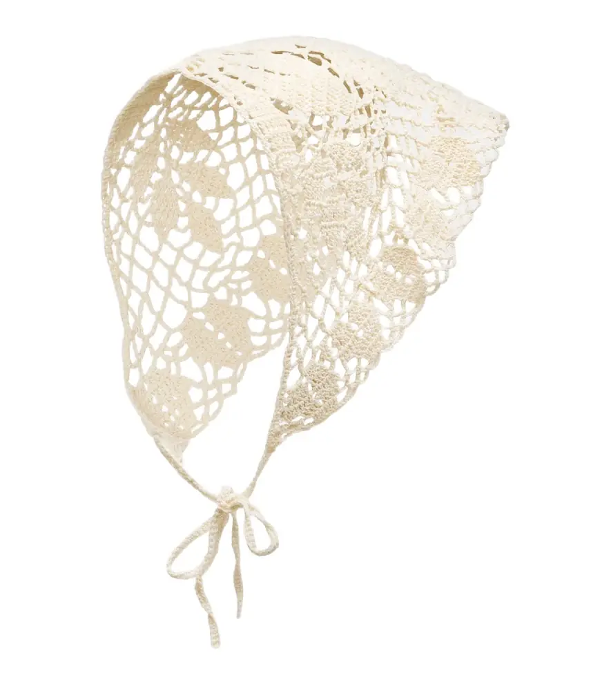 Magda Butrym Crochet cotton scarf