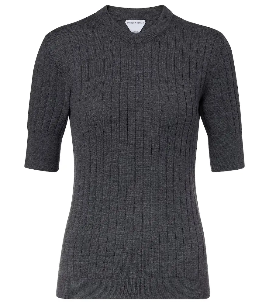 Bottega Veneta Ribbed-knit top
