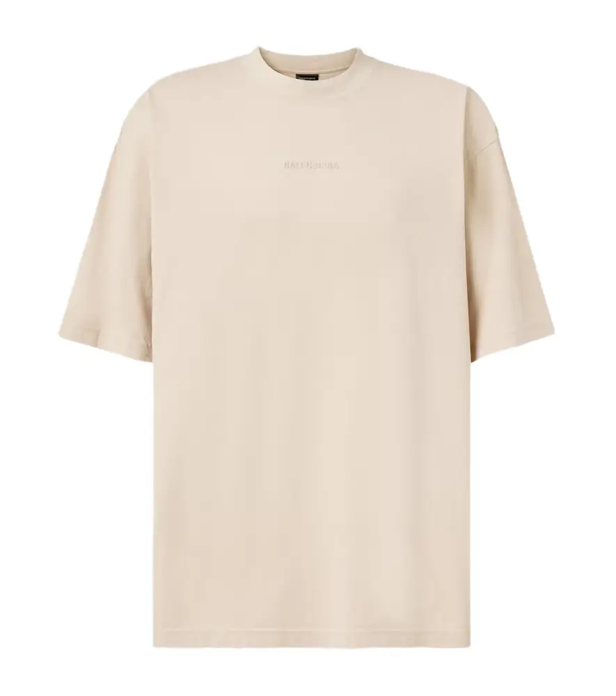 Balenciaga Logo cotton jersey T-shirt