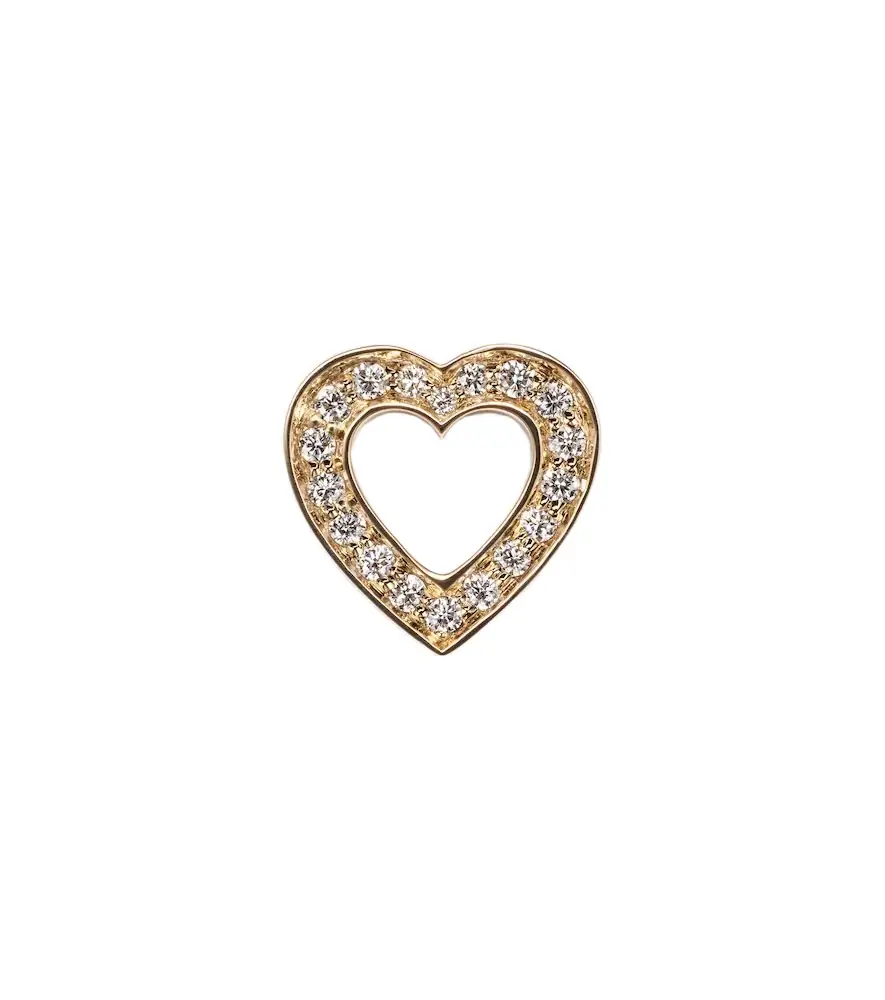 Sophie Bille Brahe 18kt gold earring with diamond