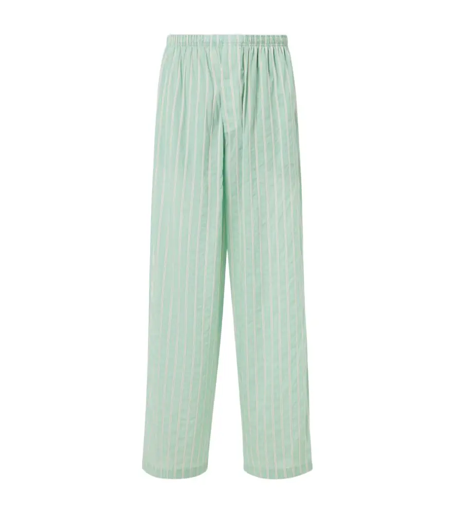 Balenciaga Striped mid-rise pajama pants