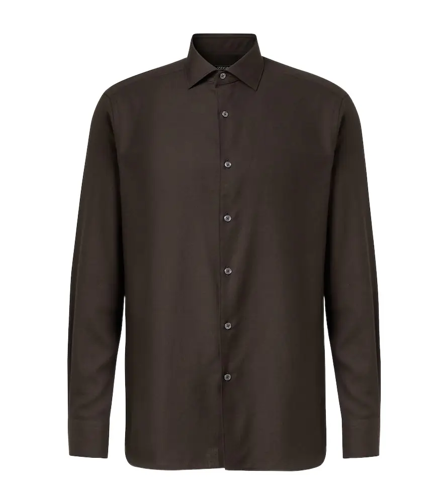 Zegna Cotton and cashmere shirt