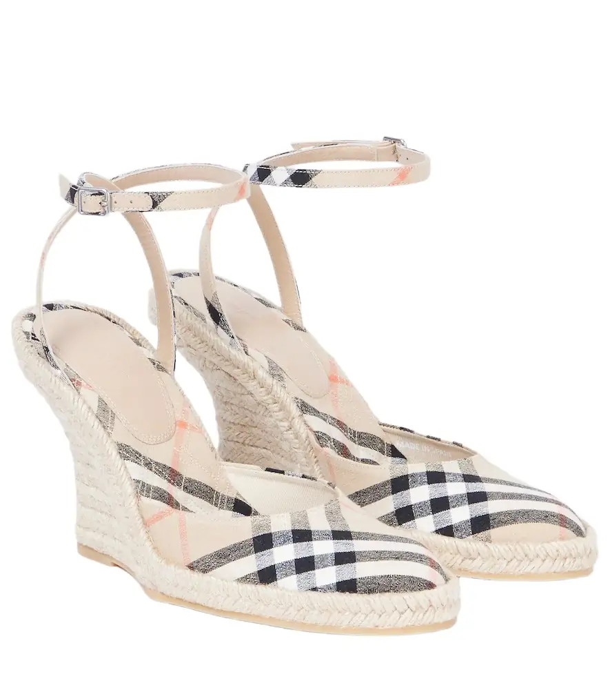 Burberry LF Mews 90 espadrille wedges