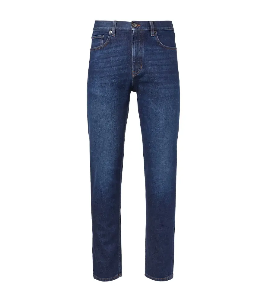 Zegna Mid-rise straight jeans