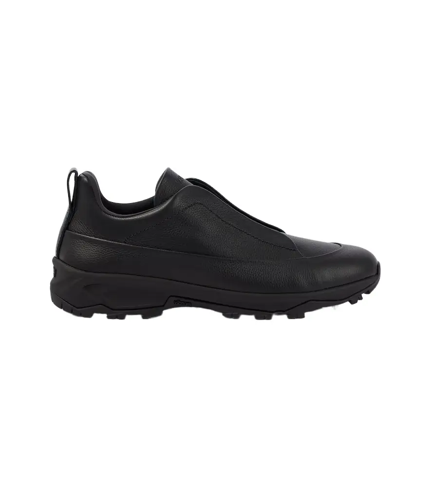 Zegna Triple Stitch leather sneakers