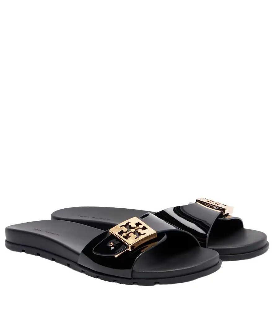 Tory Burch Double T slides