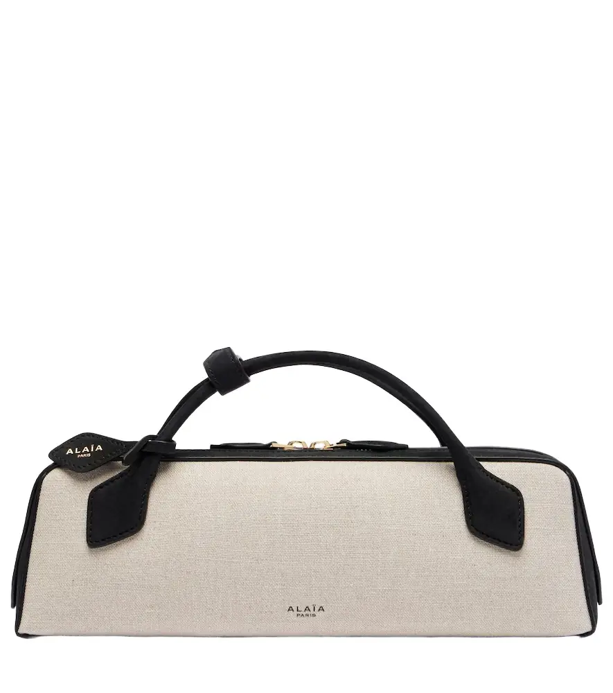 Alaia Alaïa Le Teckel canvas clutch