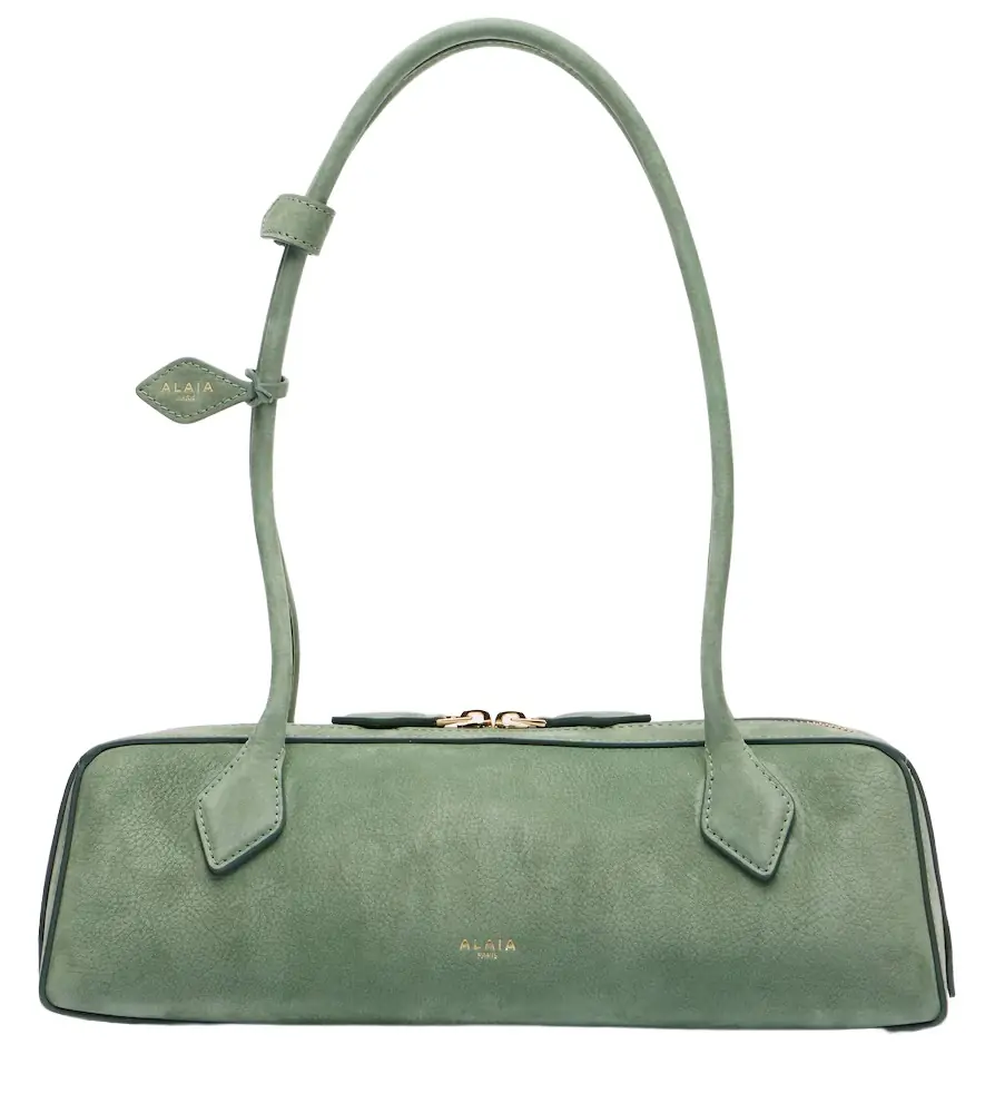 Alaia Alaïa Le Teckel Medium suede shoulder bag