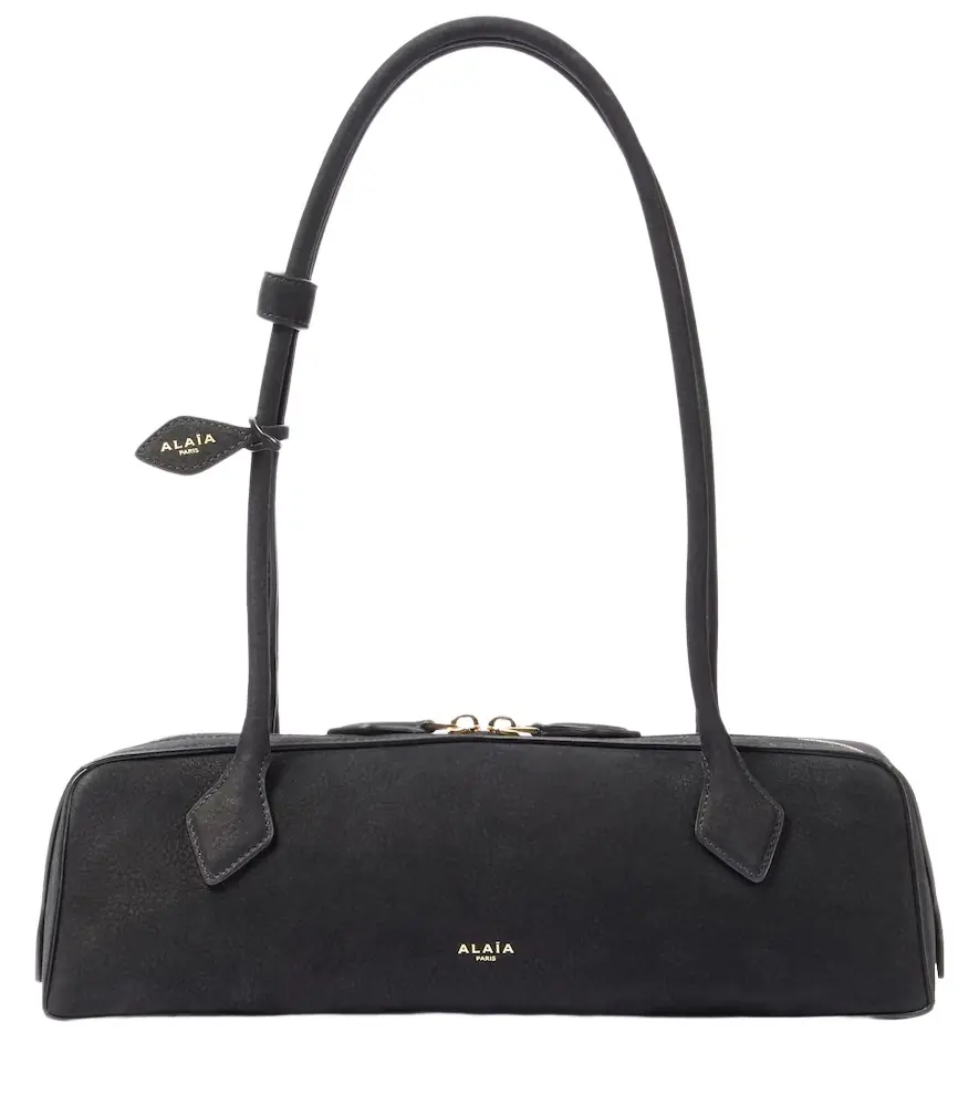 Alaia Alaïa Le Teckel Medium suede shoulder bag