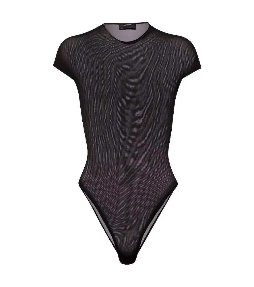 Wardrobe.NYC Wardrobe. NYC Sheer technical bodysuit