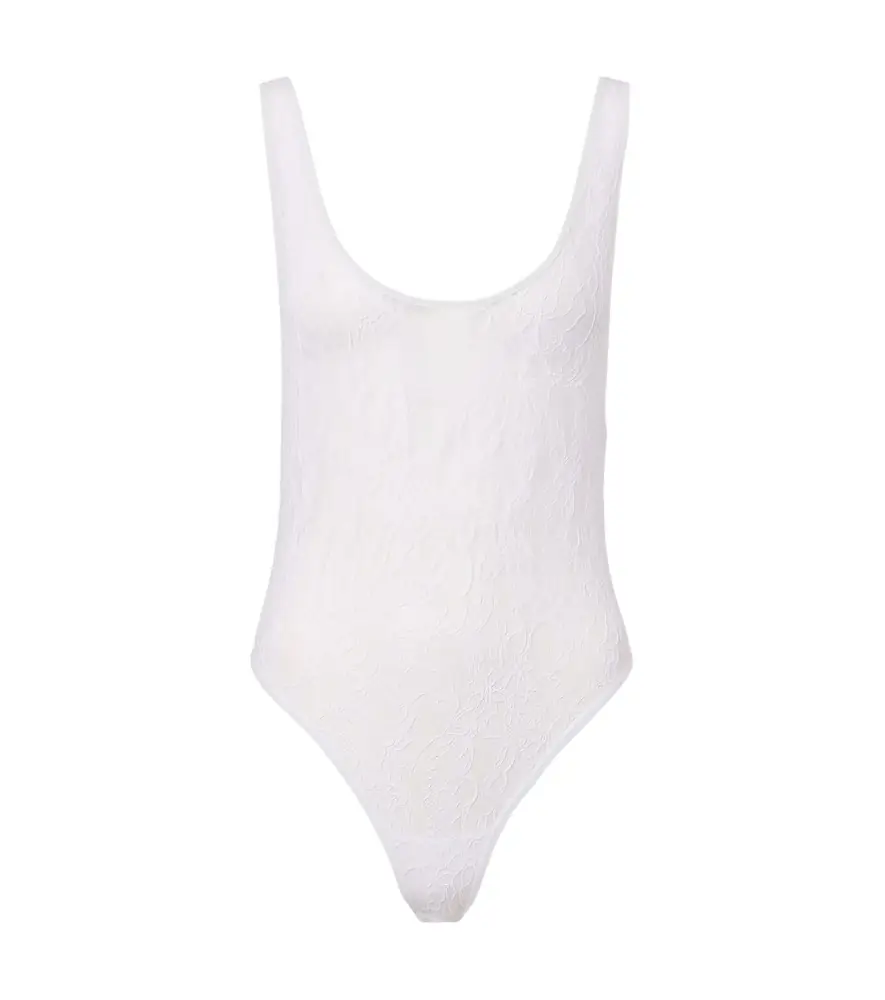 Wardrobe.NYC Wardrobe. NYC Open-back lace bodysuit