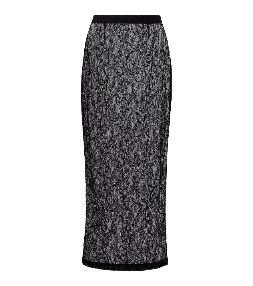 Wardrobe.NYC Wardrobe. NYC Sheer lace midi skirt