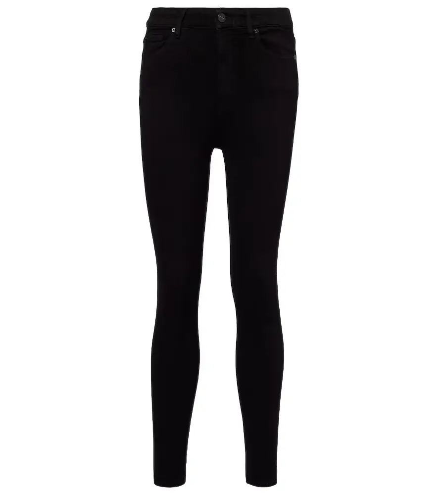 7 For All Mankind Aubrey high-rise skinny jeans