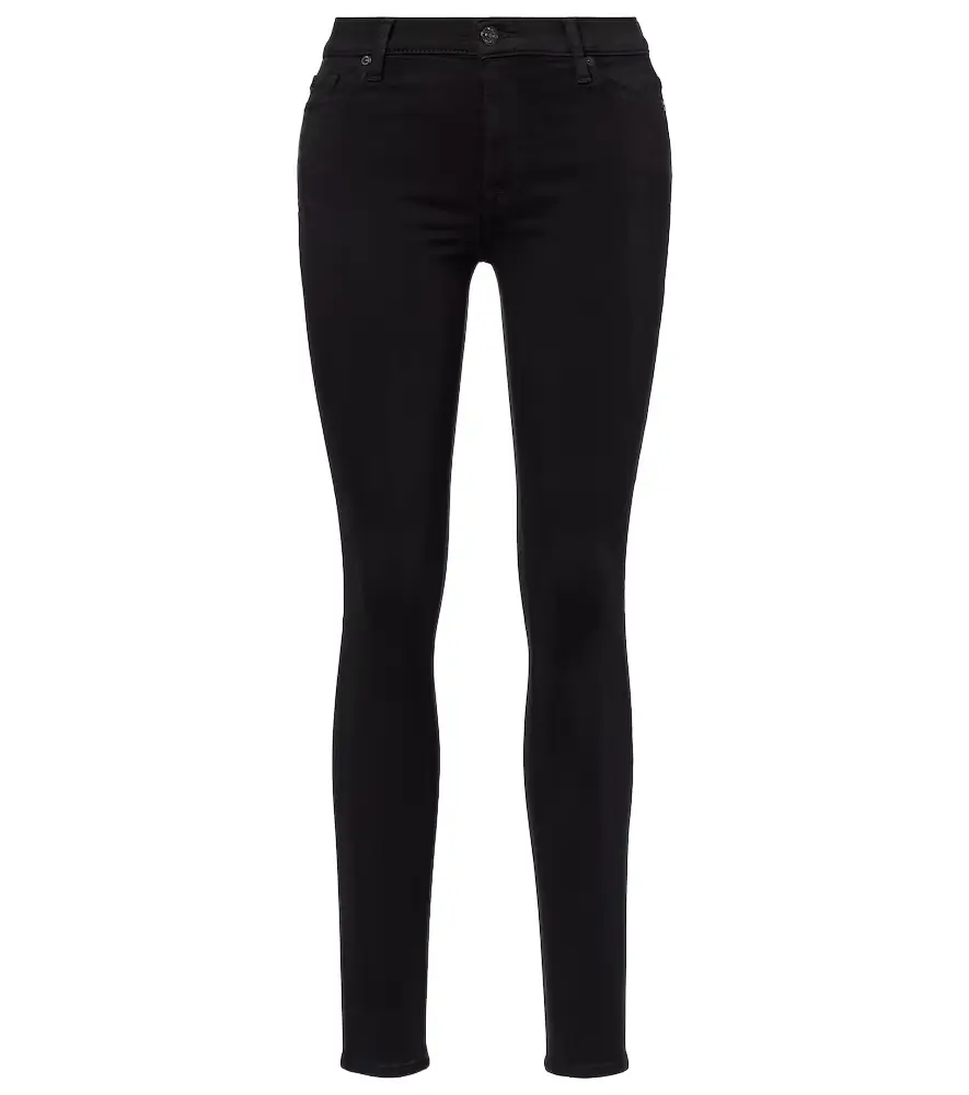7 For All Mankind Mid-rise skinny jeans