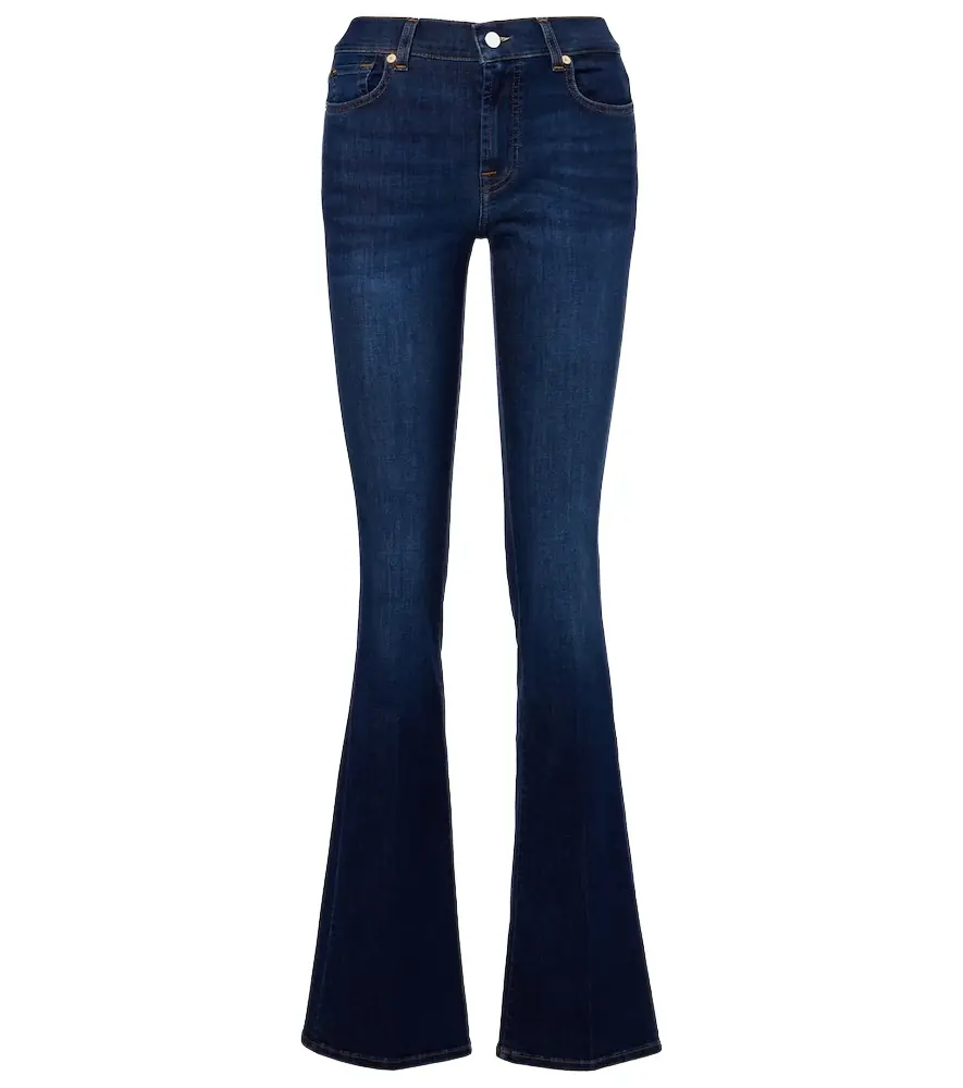 7 For All Mankind Mid-rise bootcut jeans