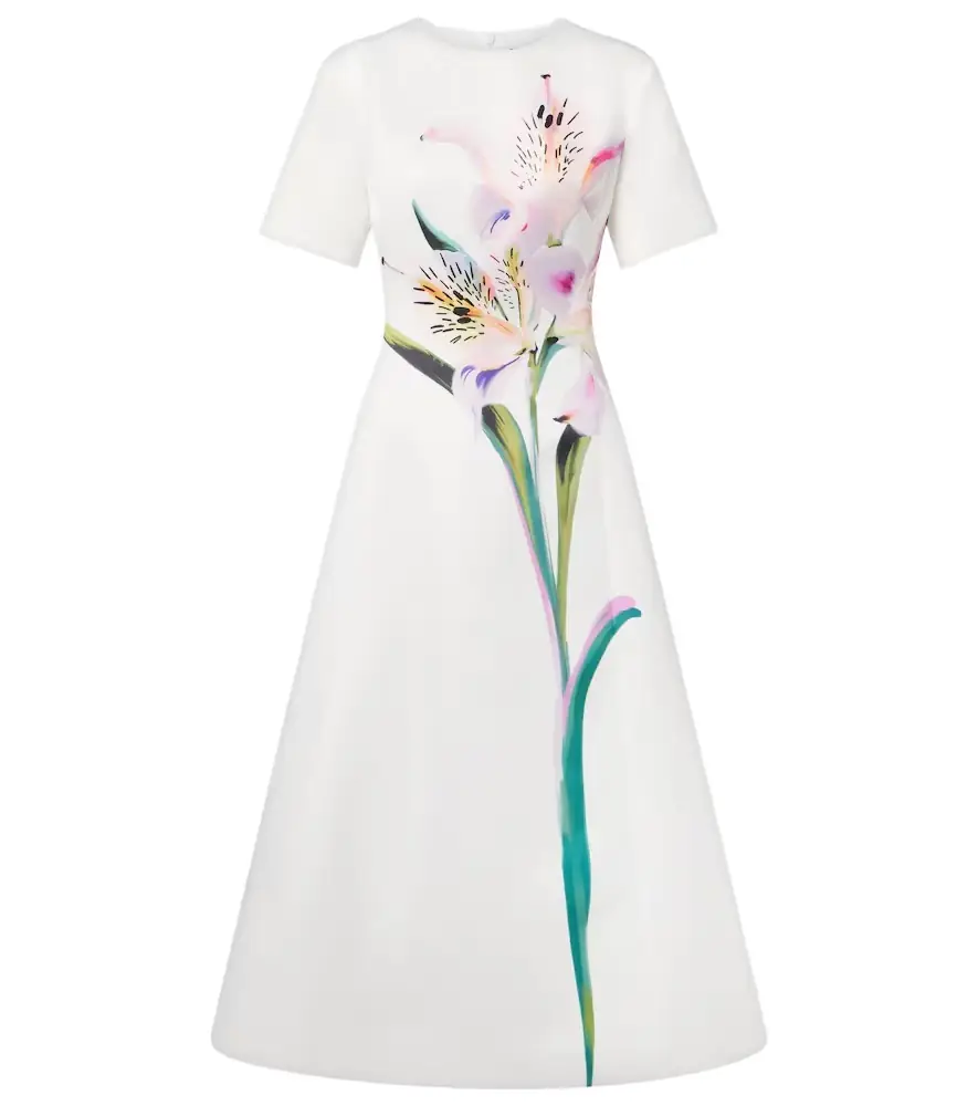 Leo Lin Caroline floral midi dress