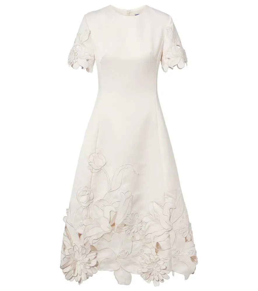 leo lin odette lace midi dress Leo Lin