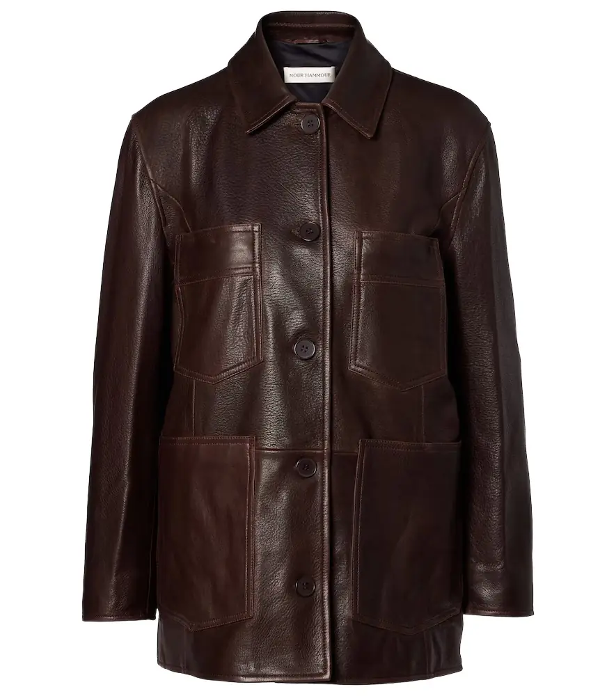 Nour Hammour Leather jacket