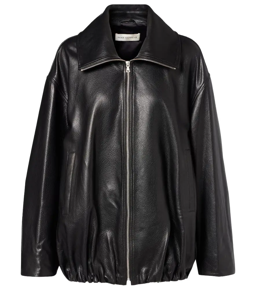 Nour Hammour Elisse leather jacket
