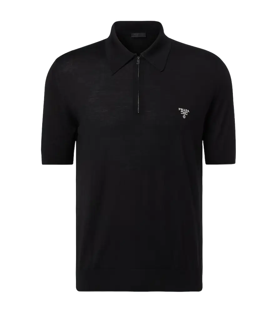Prada Virgin wool polo shirt