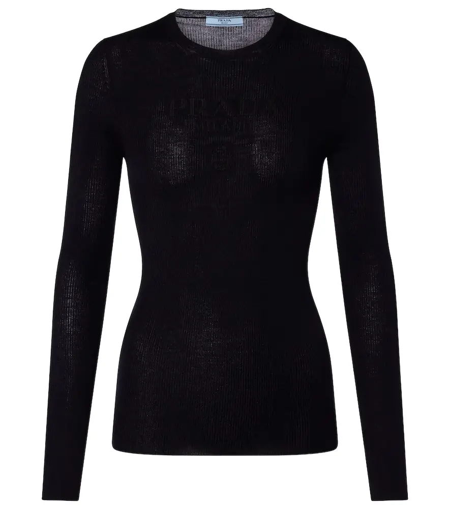 Prada Wool and silk-blend sweater