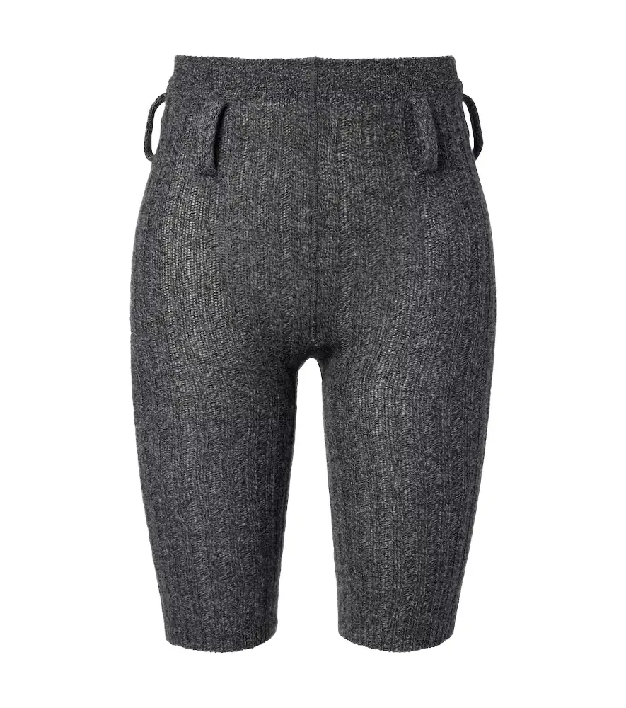 Prada Knitted wool and cashmere shorts