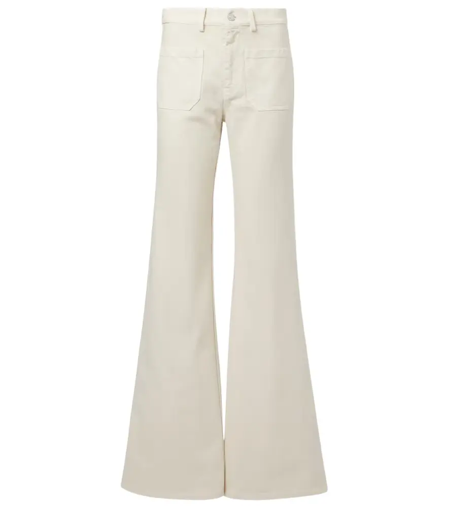 Nili Lotan Florence cotton wide-leg pants
