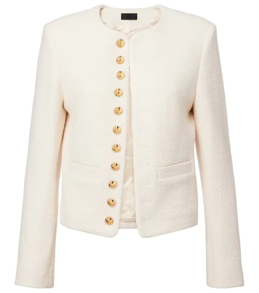 Nili Lotan Patti cotton-blend bouclé jacket