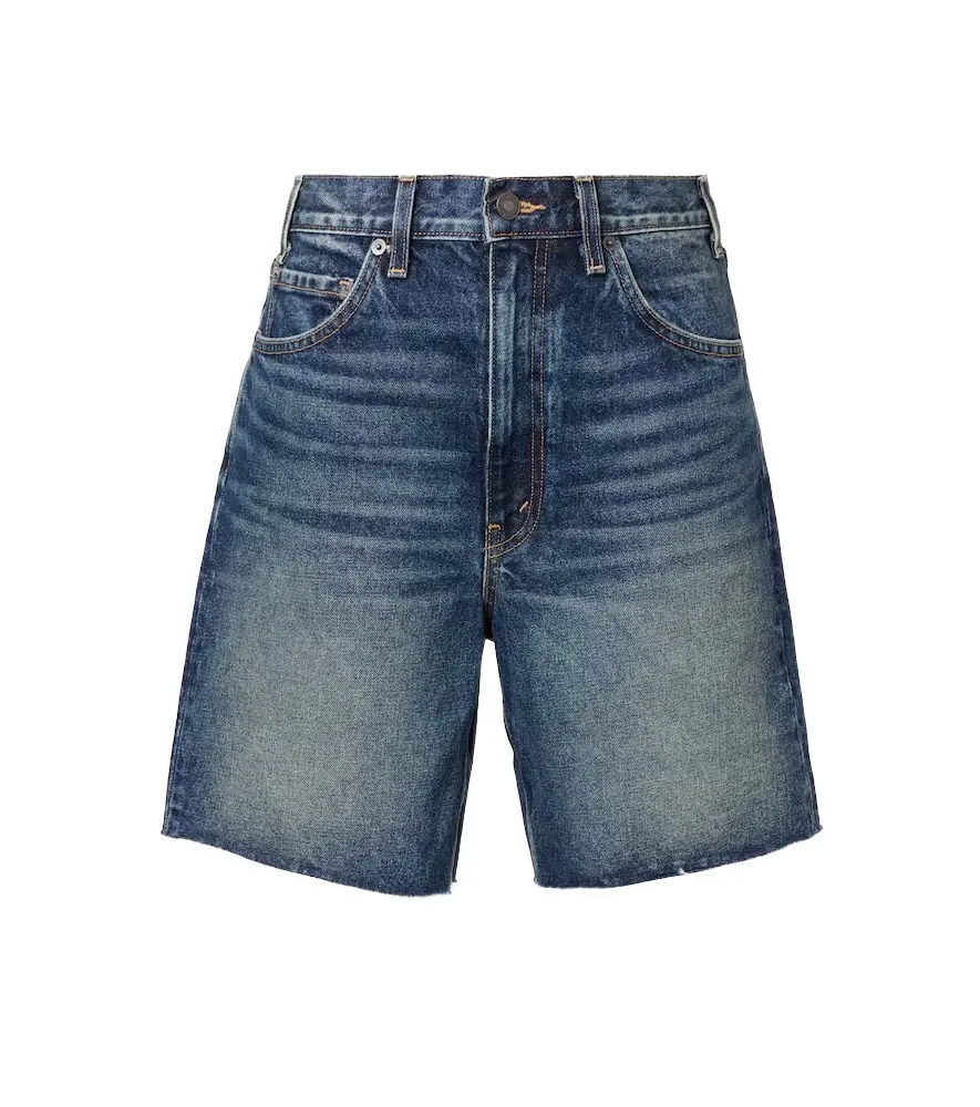 Nili Lotan Russel mid-rise denim shorts