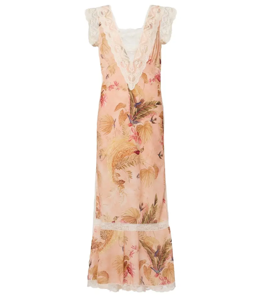 Zimmermann Ascension floral cotton midi dress