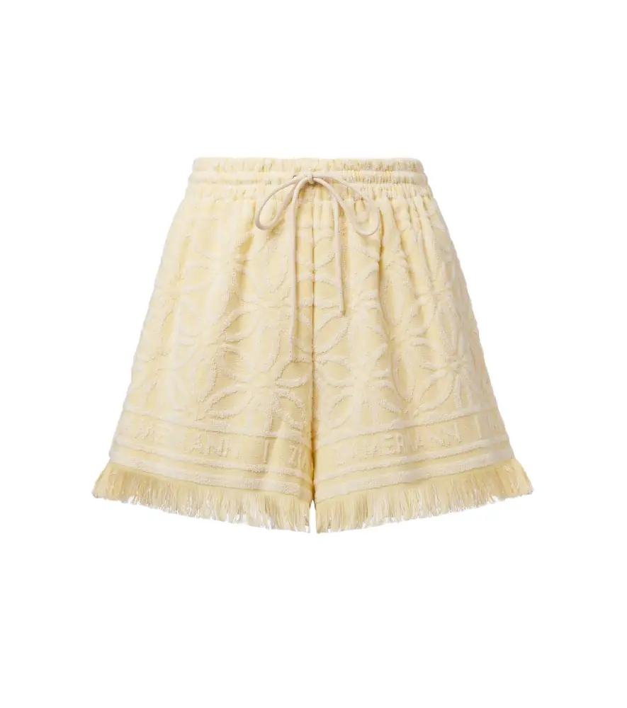 Zimmermann Coco cotton terry shorts