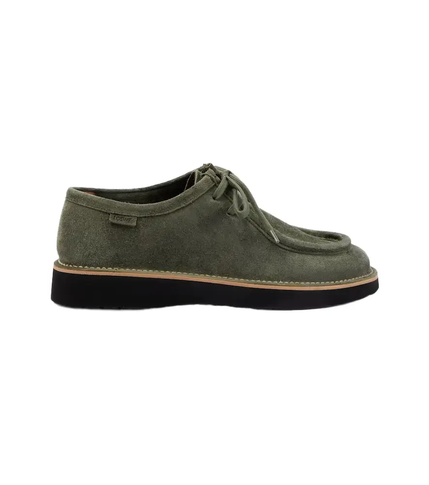 Loewe Faro suede boat shoes