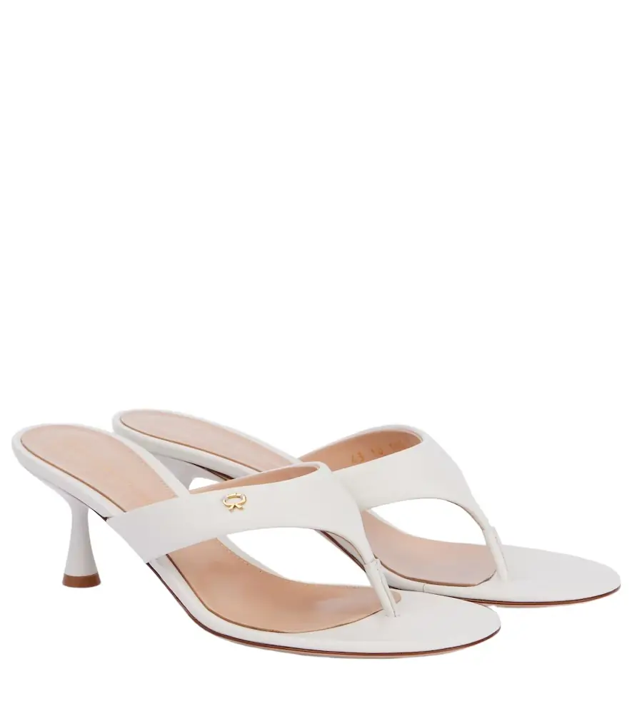 Gianvito Rossi Ascent 55 leather mules