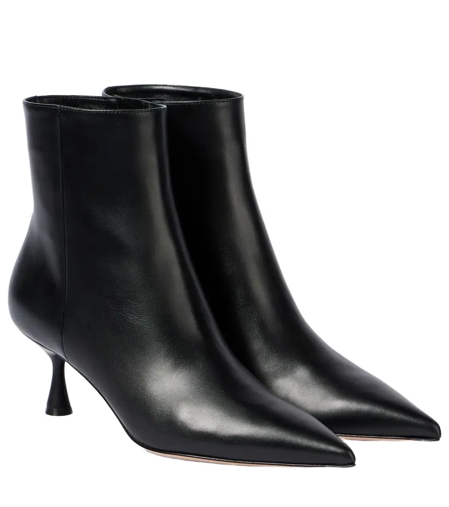 Gianvito Rossi Murray leather ankle boots