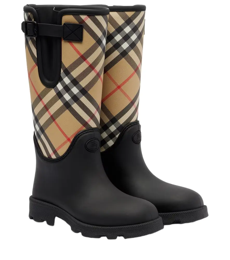 Burberry Marsh  Check rain boots
