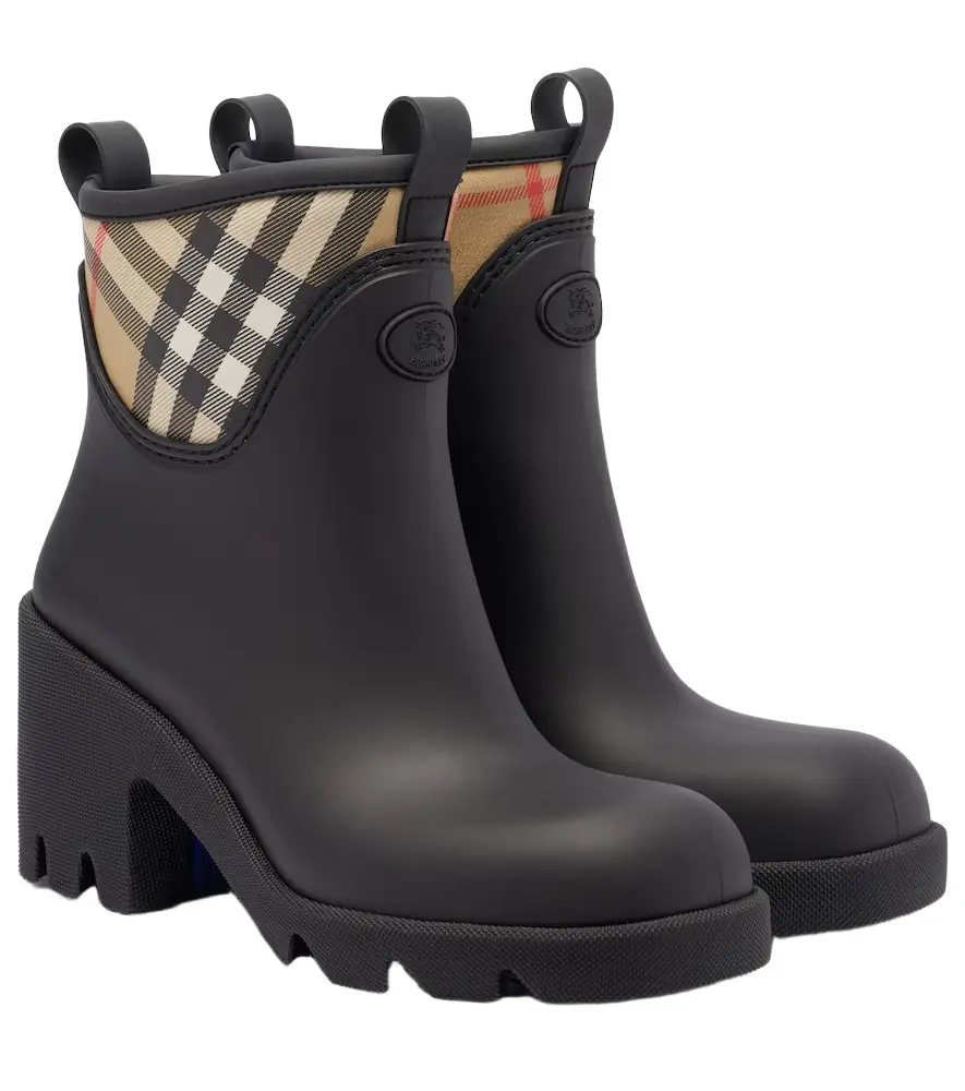 Burberry Check rainboots
