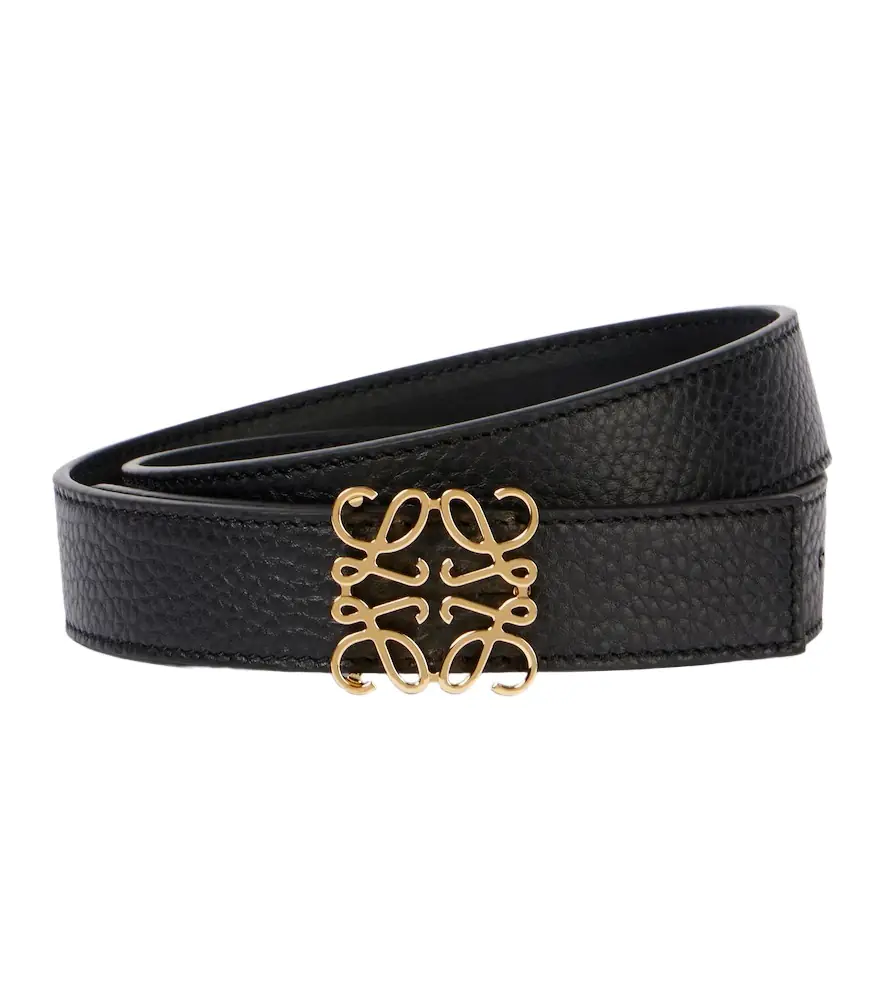 Loewe Anagram leather belt