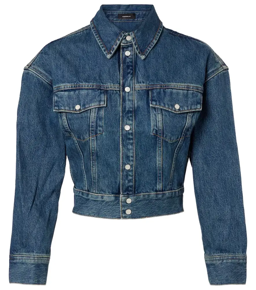 Wardrobe.NYC Wardrobe. NYC Cropped denim jacket