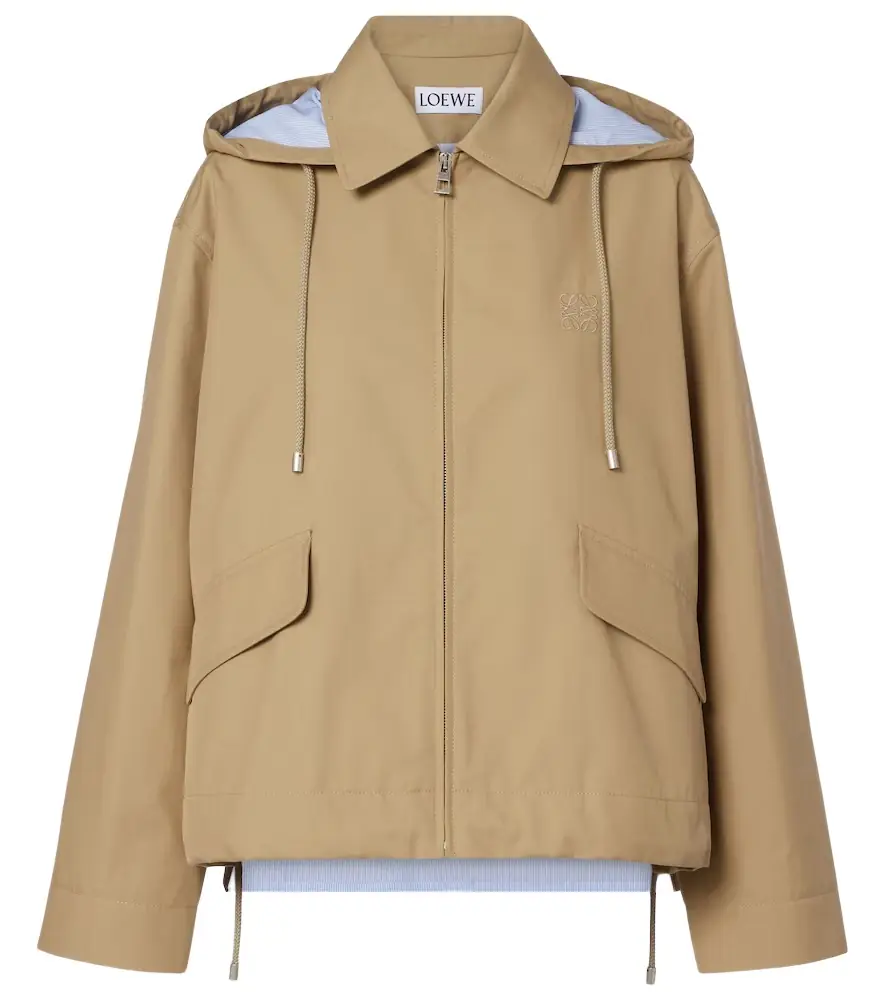 Loewe Anagram cotton gabardine jacket