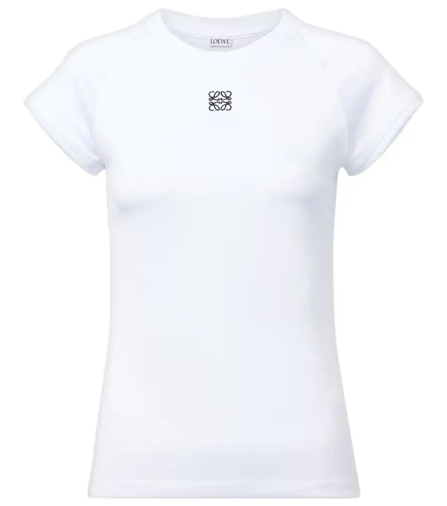 Loewe Anagram cotton-blend T-shirt