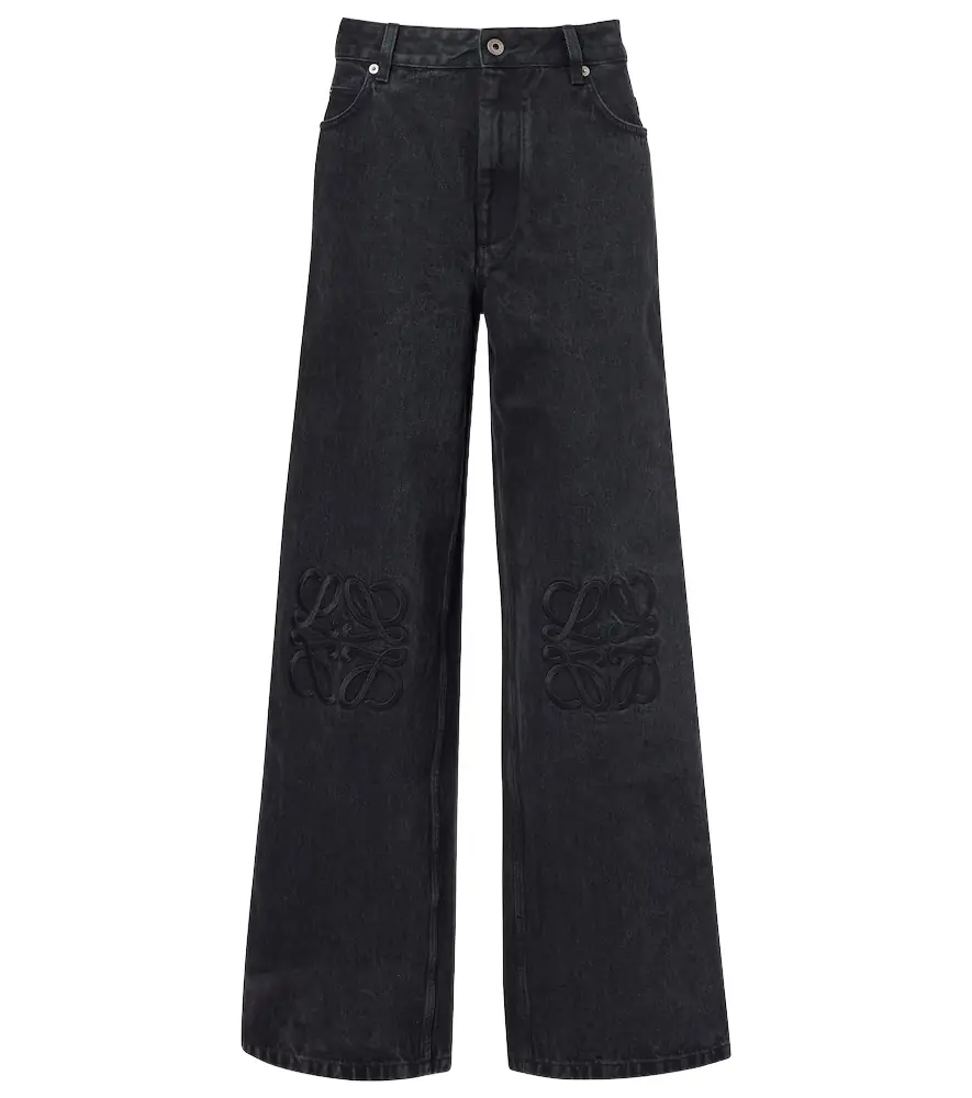 Loewe Anagram wide-leg jeans