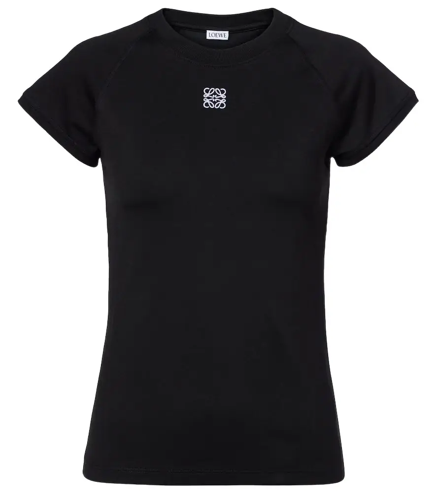Loewe Anagram cotton-blend jersey T-shirt