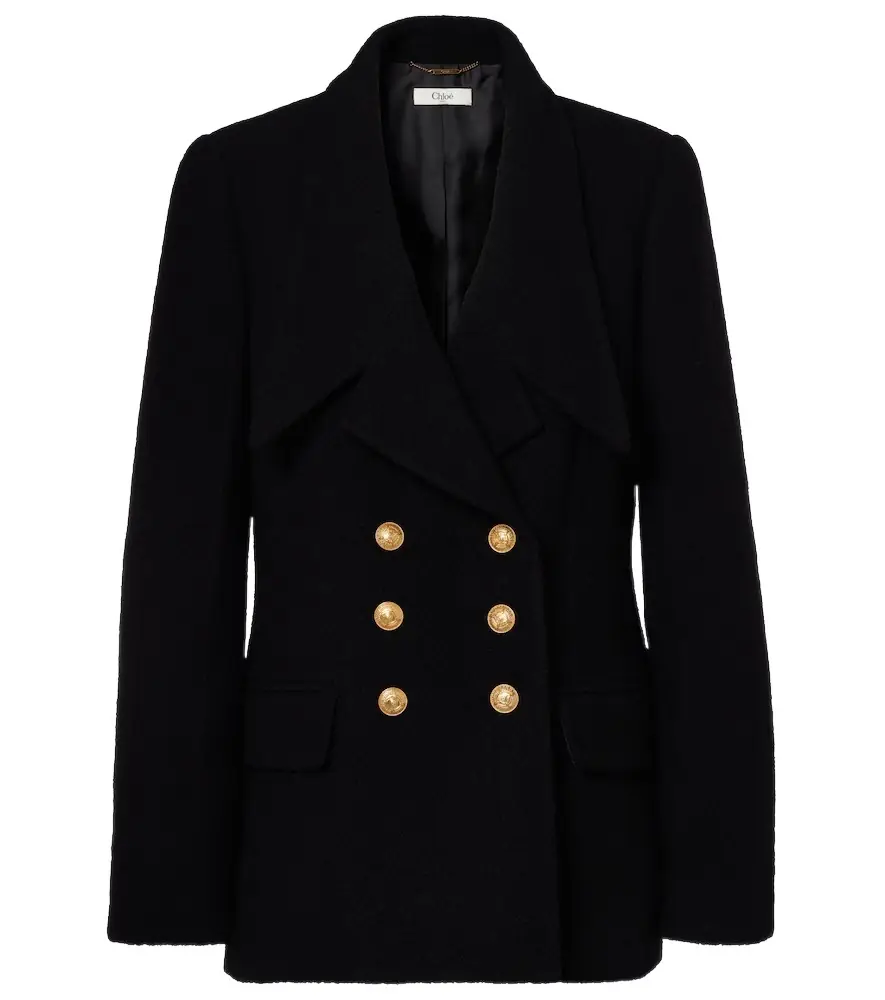 Chloe Chloé Wool-blend bouclé jacket
