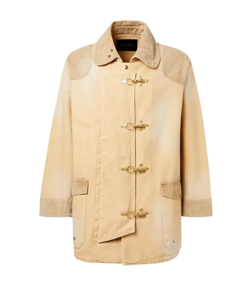 Wales Bonner Sierra corduroy-trimmed canvas jacket