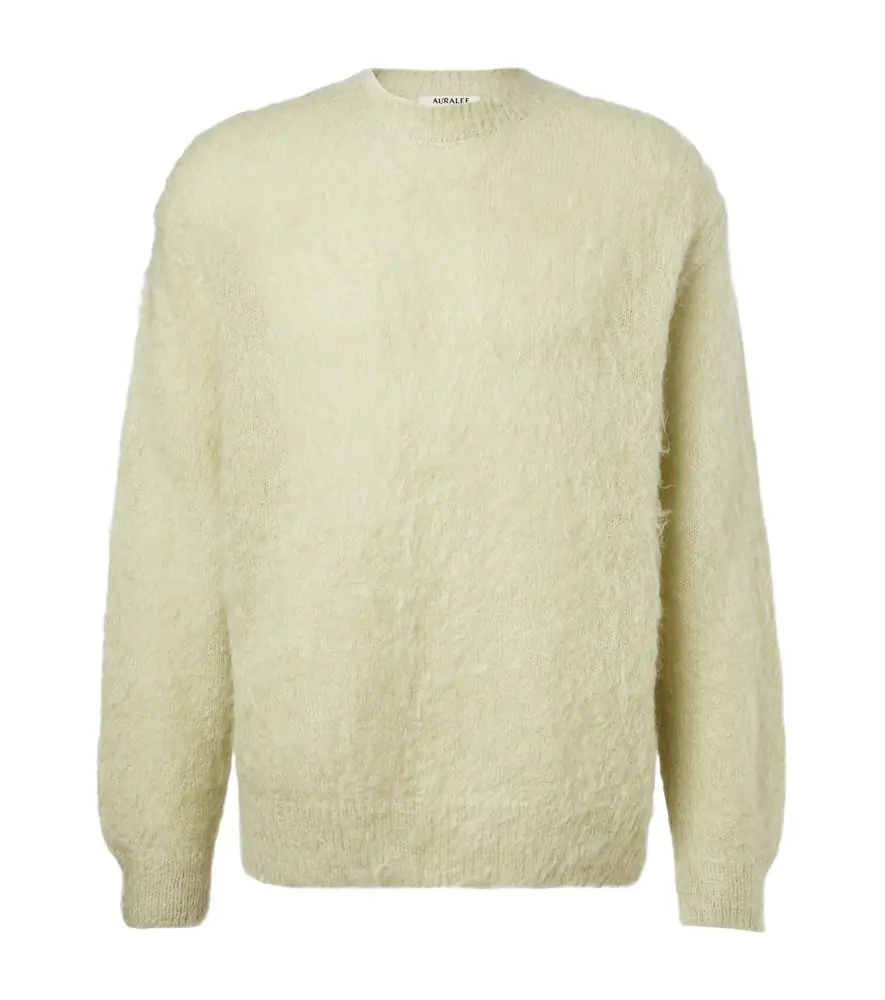 Auralee ohair and wool sweater