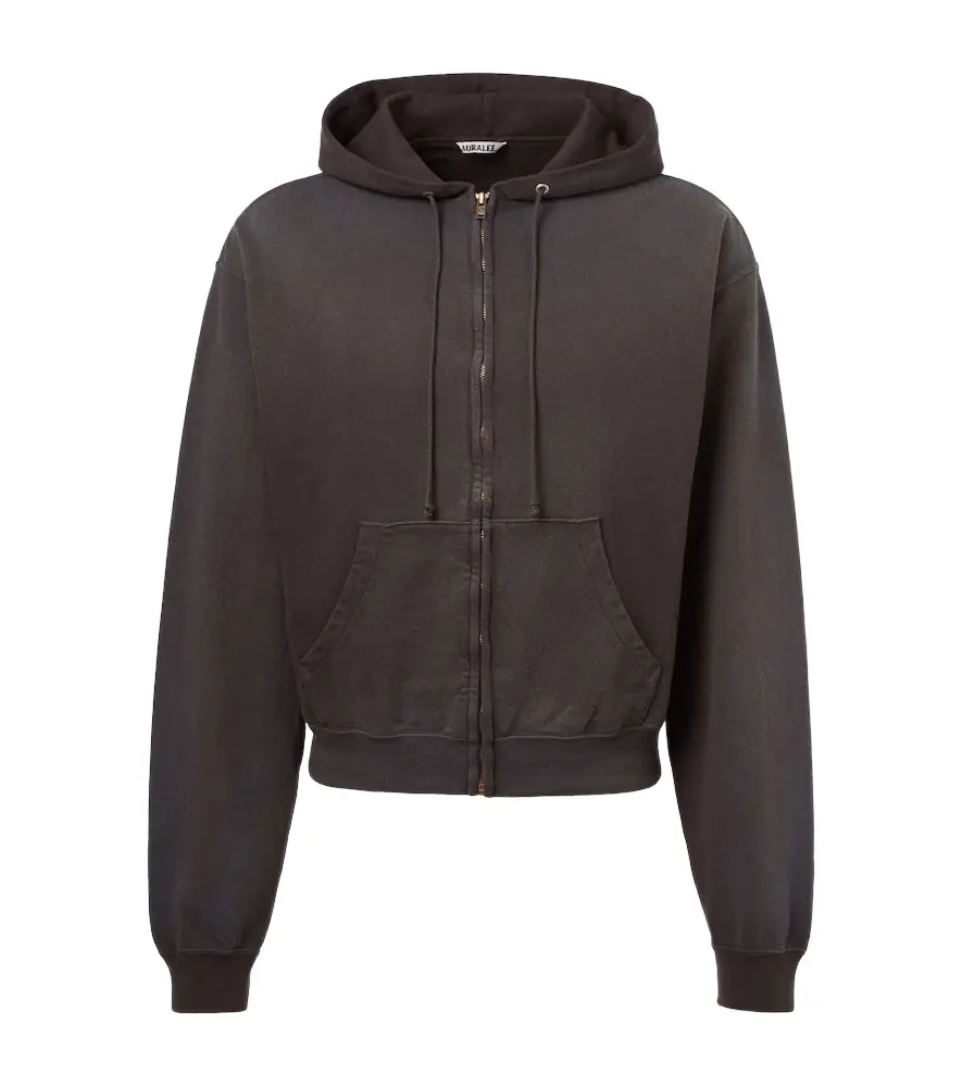 Auralee Cotton jersey hoodie