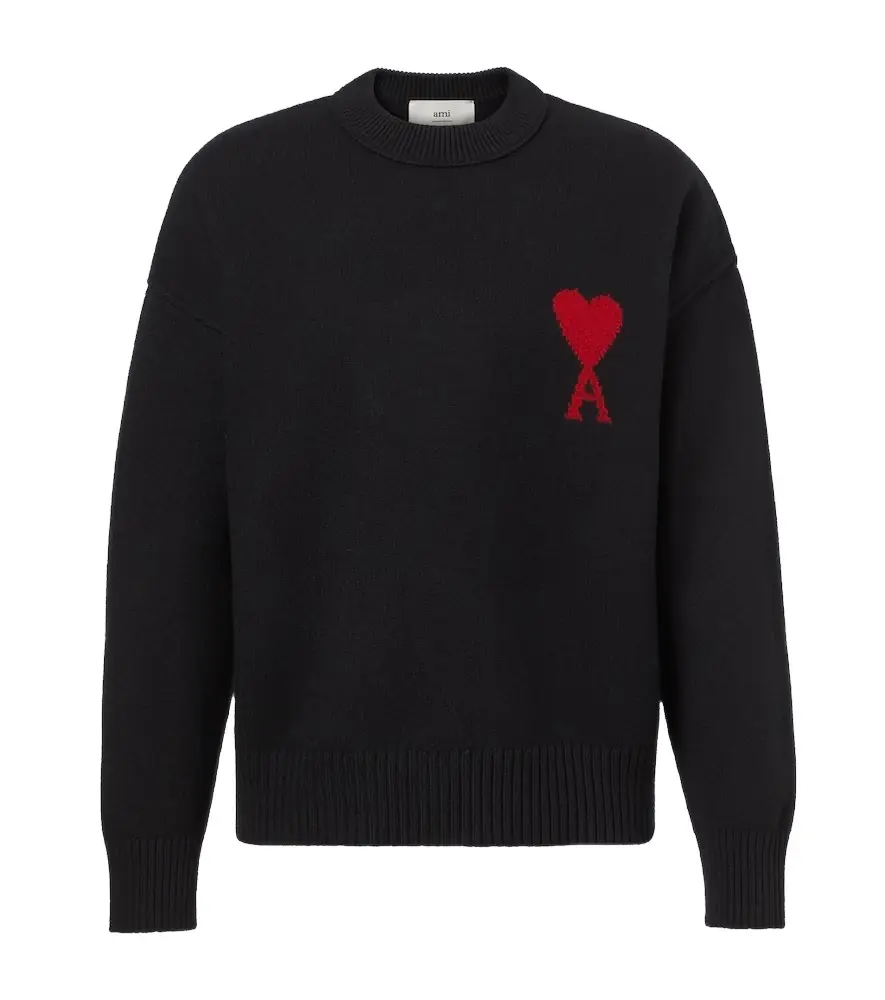 Ami Paris Ami De Caur virgin wool sweater